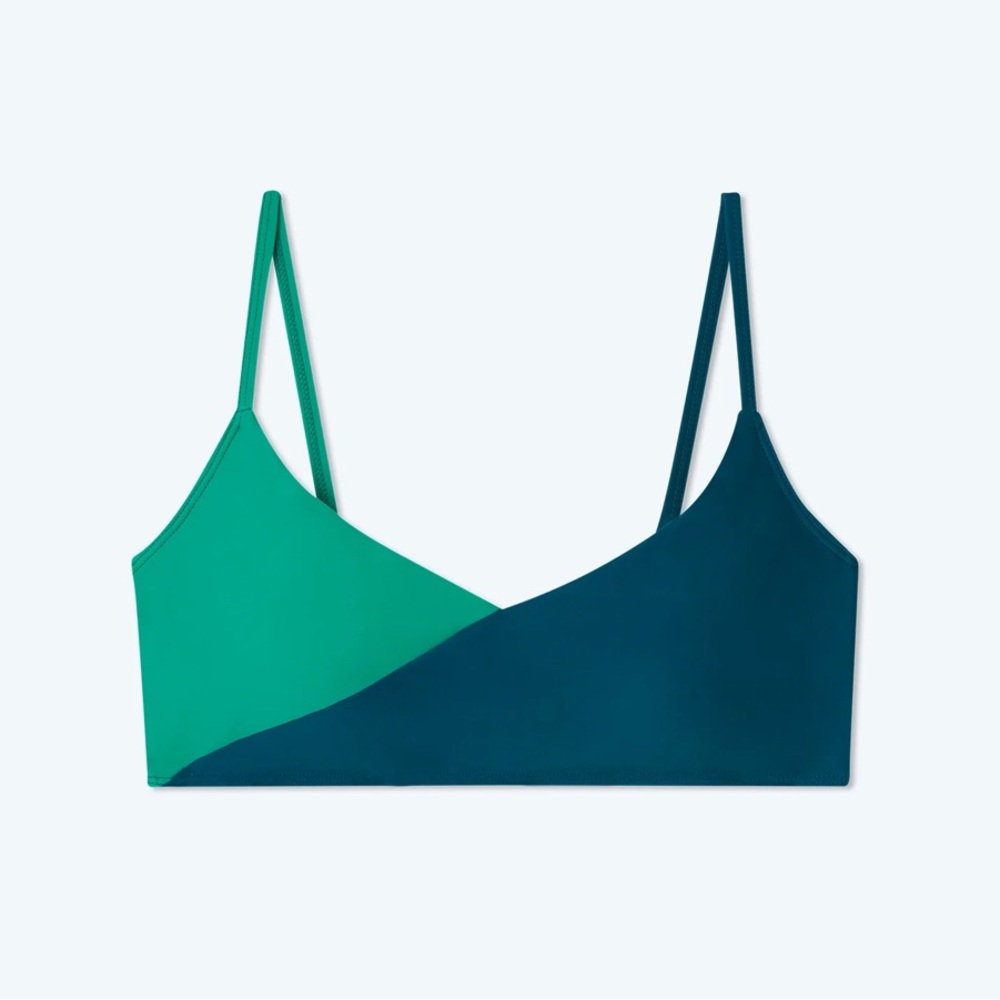 NWT [Summersalt] Marina Bikini Swim Top Seaglass & Seaweed Womens Multiple Sizes - Picture 9 of 16